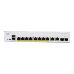 Cisco Business 350 Series 350-8FP-2G - Commutateur - C3 - Géré - 8 x 10 - 100 - 1000 (PoE+) + 2 x ... (CBS350-8FP-2G-EU)_2